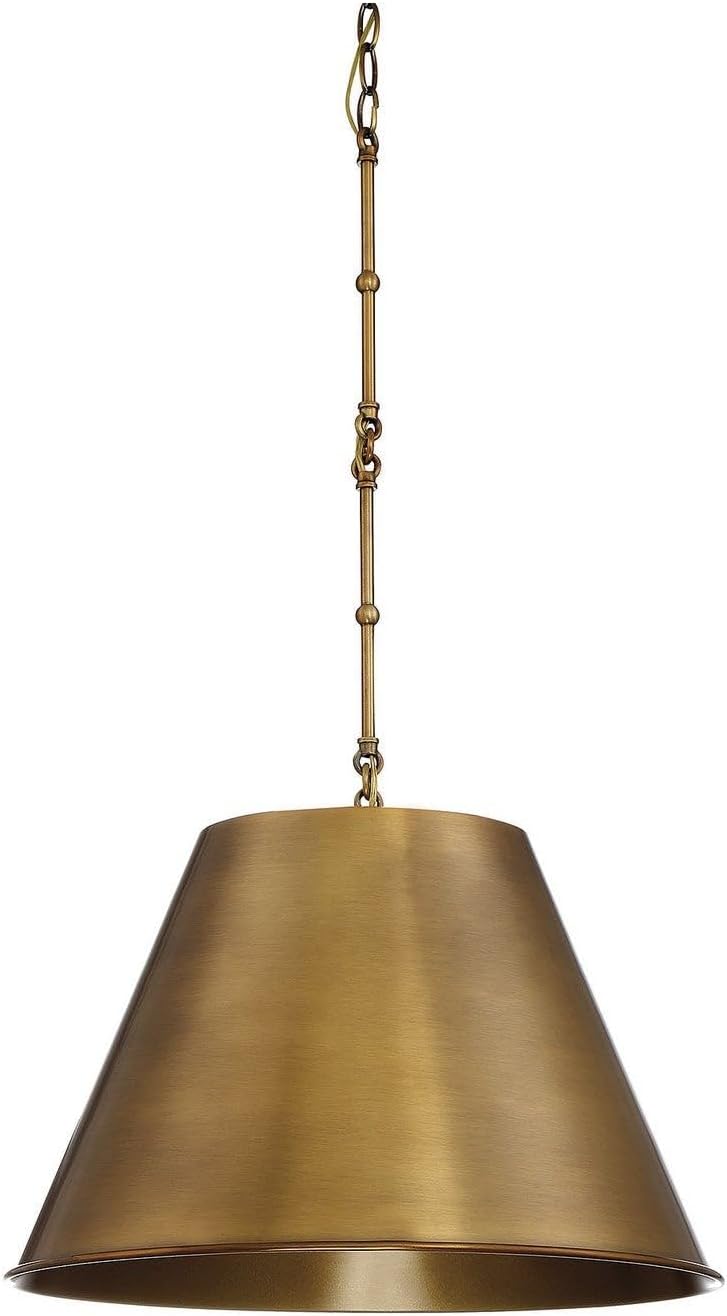 Savoy House 7-131-1-322 Alden 1-Light Pendant in Warm Brass