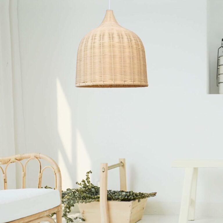 coastal kitchen – rattan woven pendant lamp