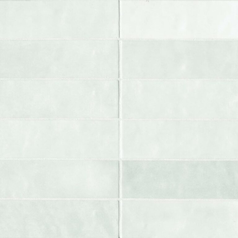 Bedrosians Cloe Gloss Ceramic Tile 2.5″ x 8″, White (76-Pack, 10.64 SF)