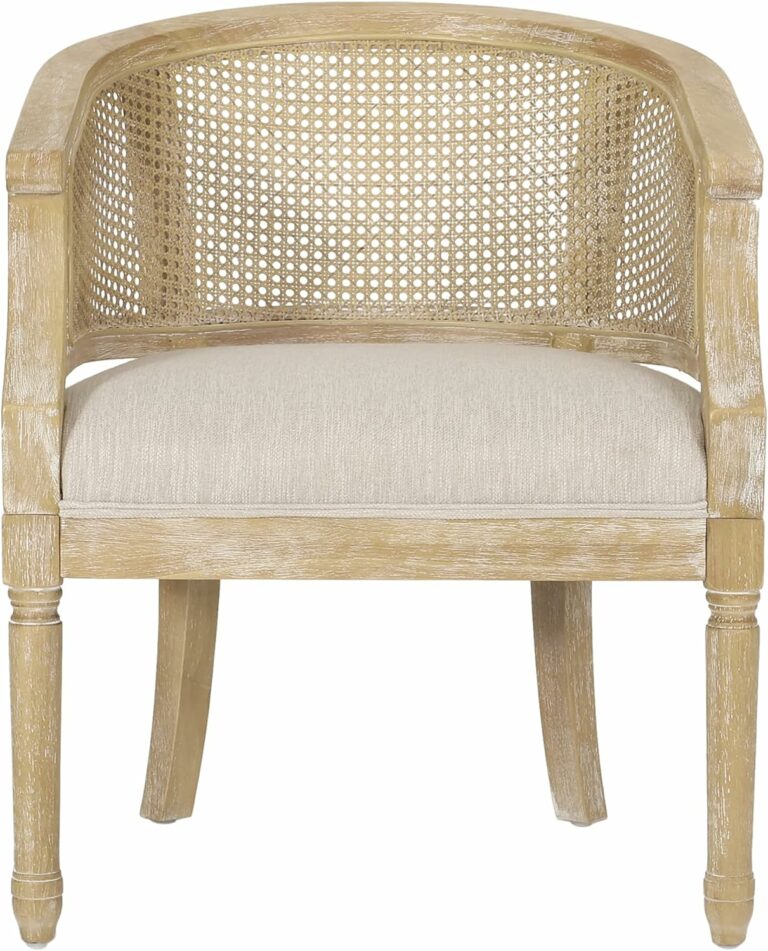 Christopher Knight Home Steinaker Accent Chair, Beige + Natural