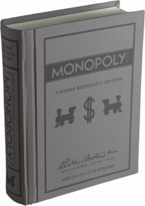 vintage bookshelf monopoly