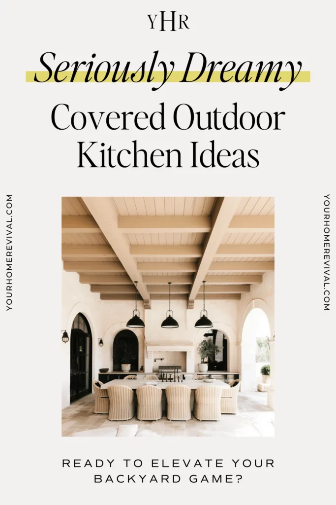 covered outdoor kitchen ideas