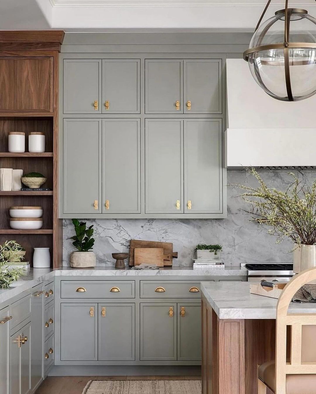 Gray Kitchen Cabinets - Brook Wagner Design 