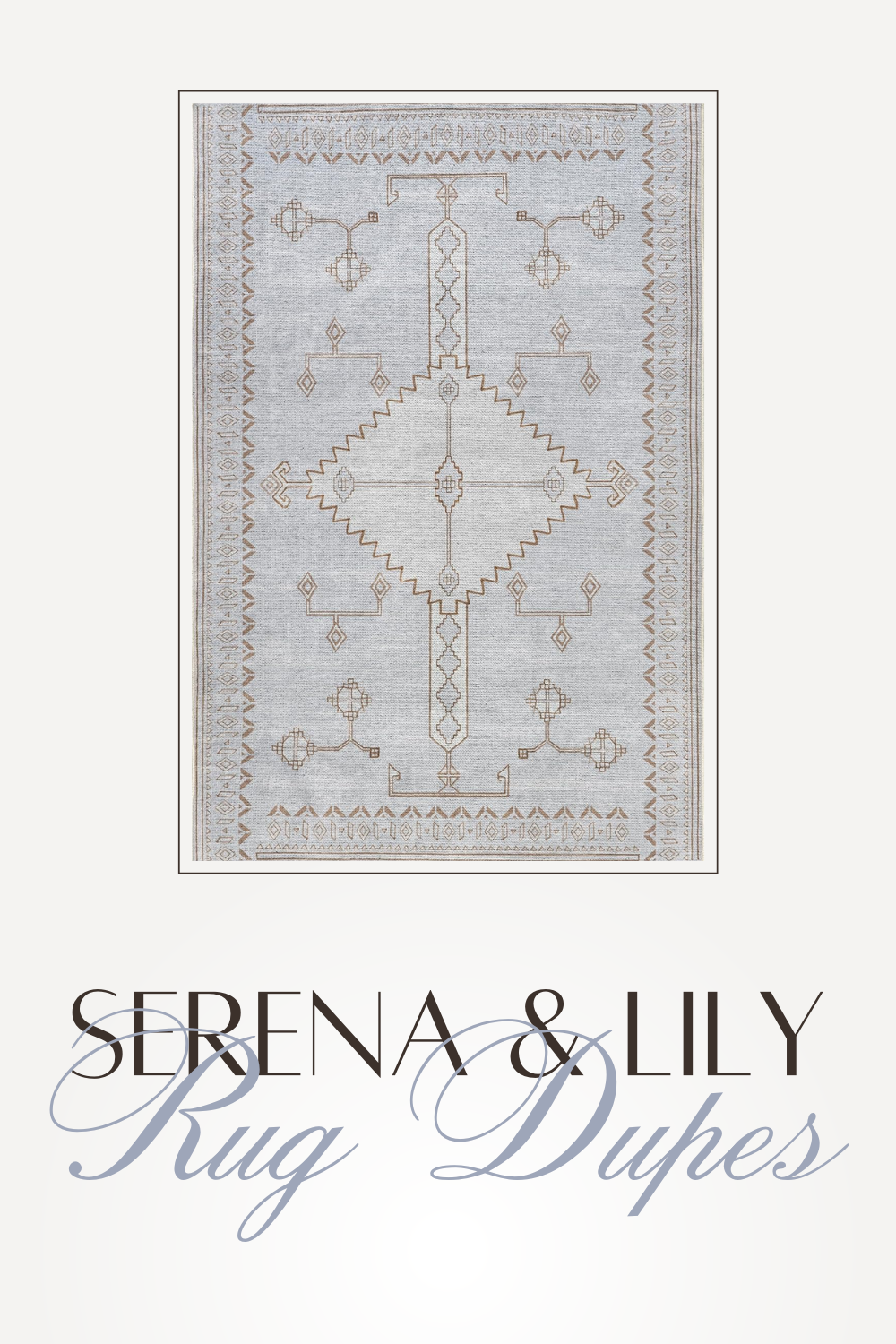 Serena and Lily Rug Dupes