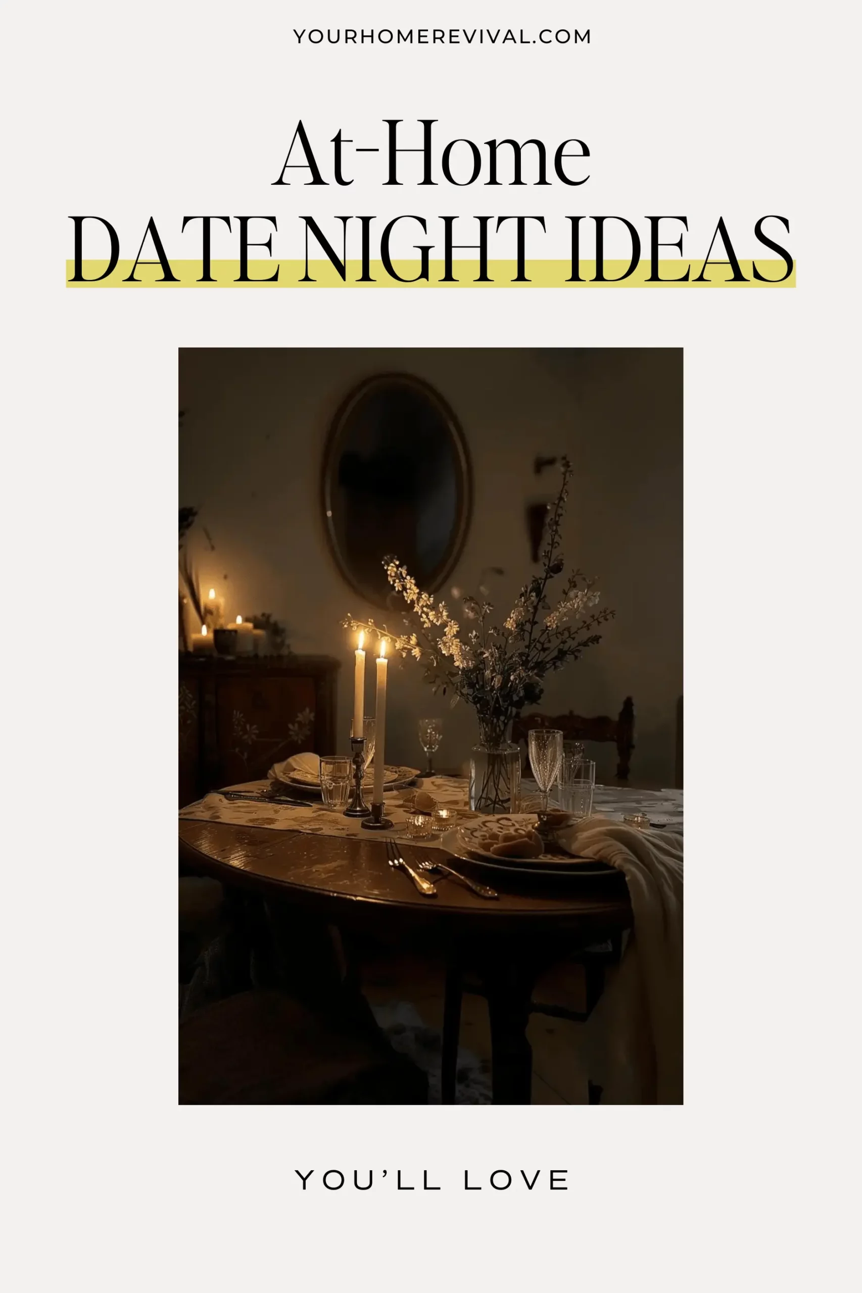 date night ideas at home