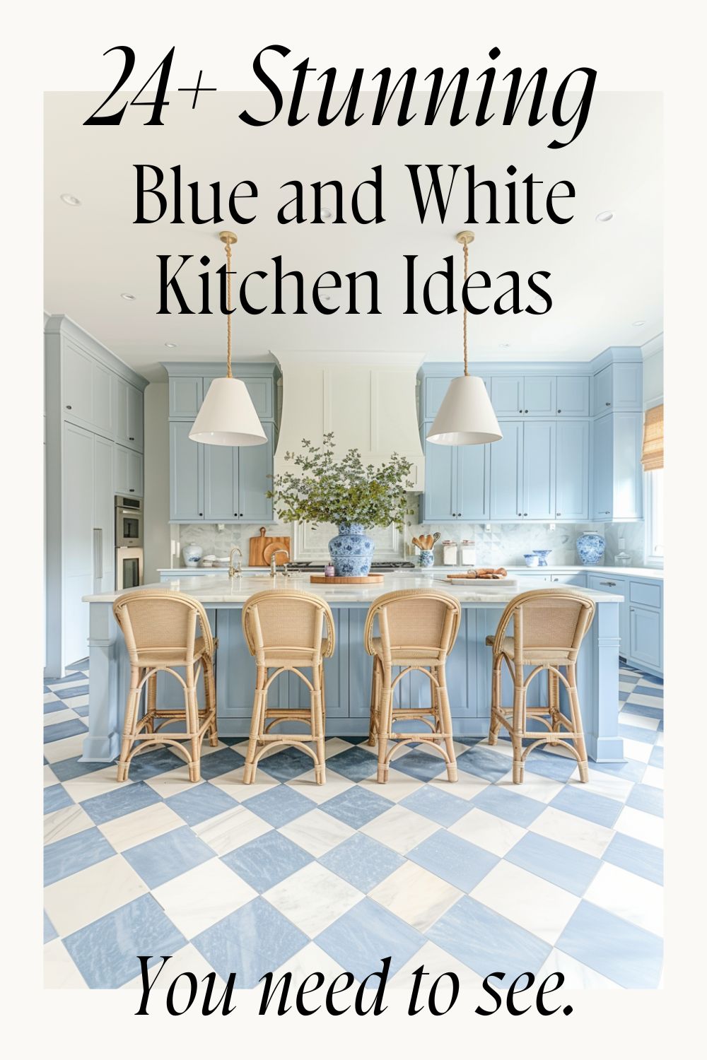 blue and white kitchen ideas