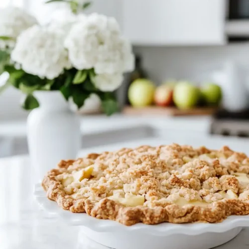 easy apple crumb pie recipe