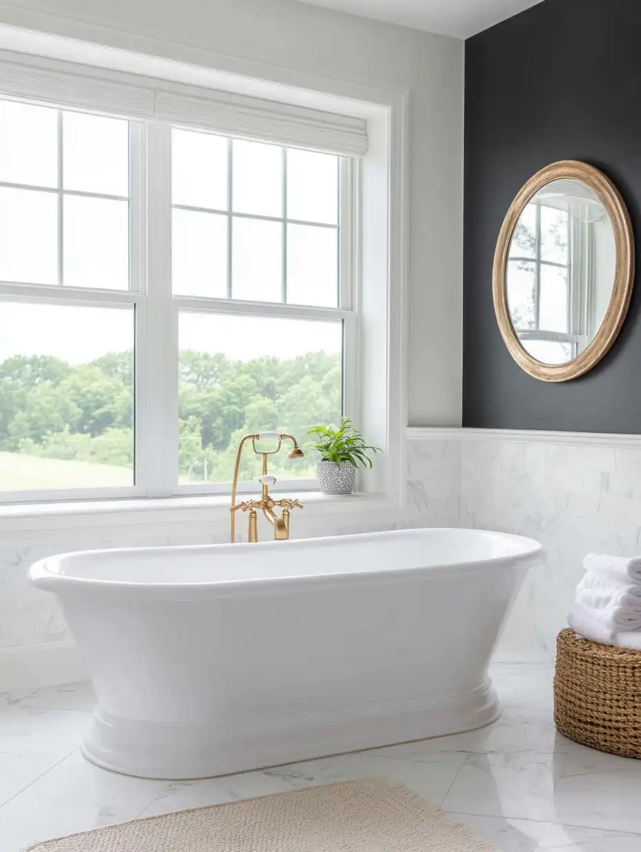 black and white bathroom ideas