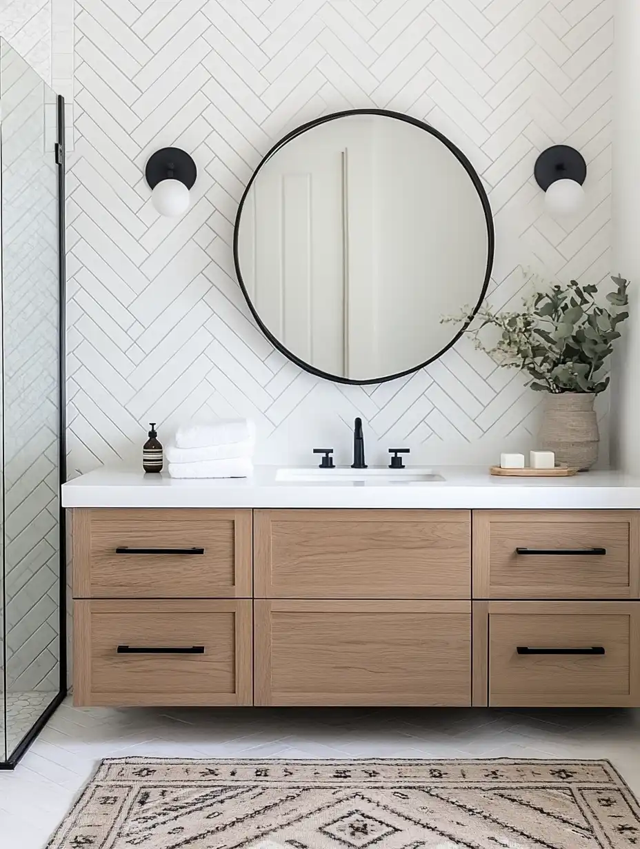 black and white bathroom ideas