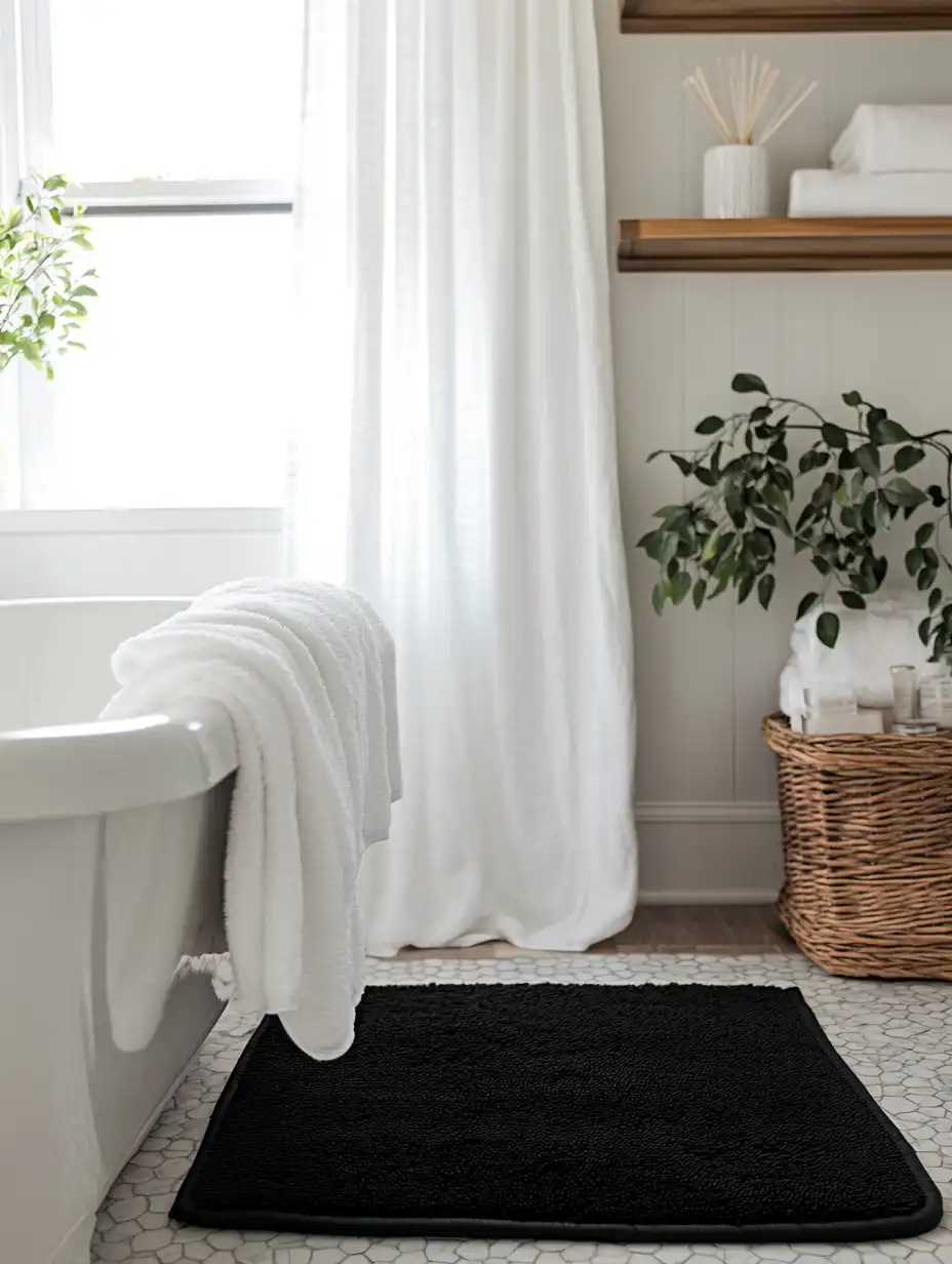 black and white bathroom ideas