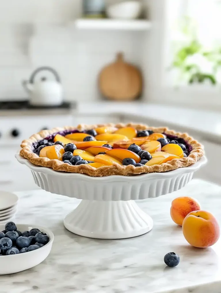 fresh peach blueberry pie recipe