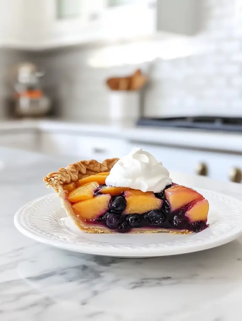 fresh peach blueberry pie recipe