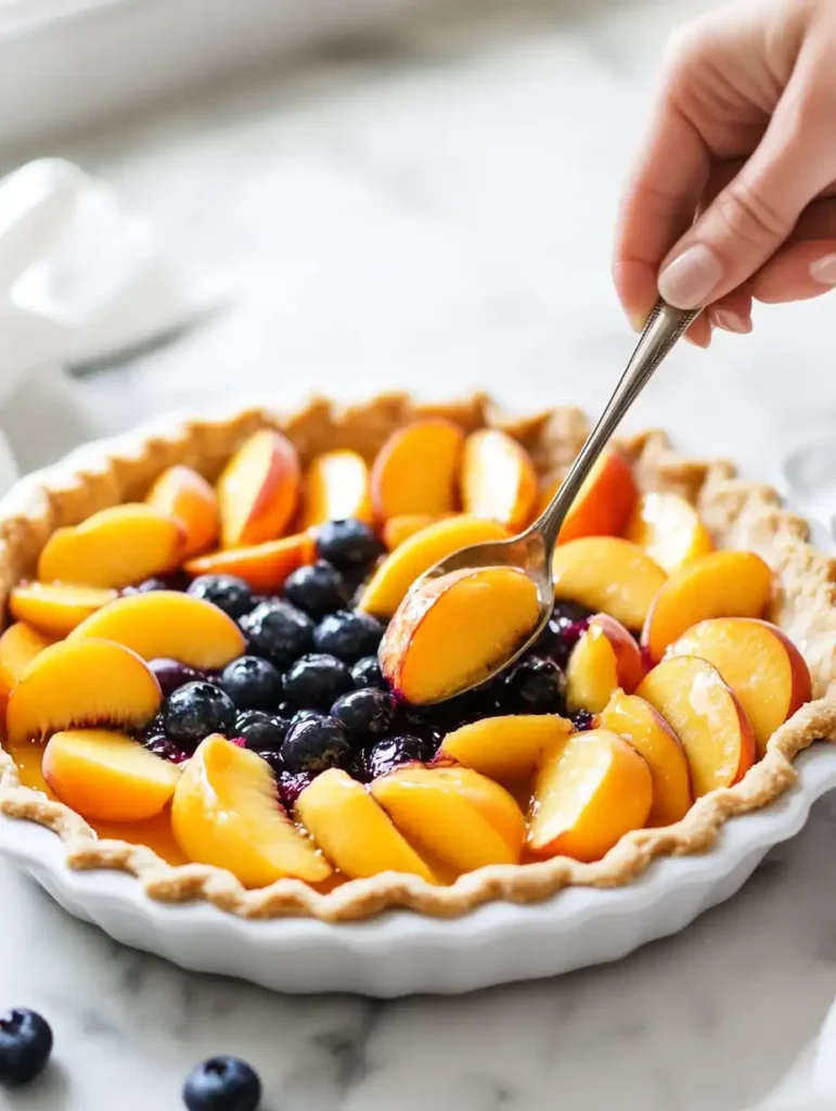 fresh peach blueberry pie recipe