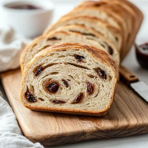 cinnamon raisin sourdough bread made with fresh milled whole wheat flour