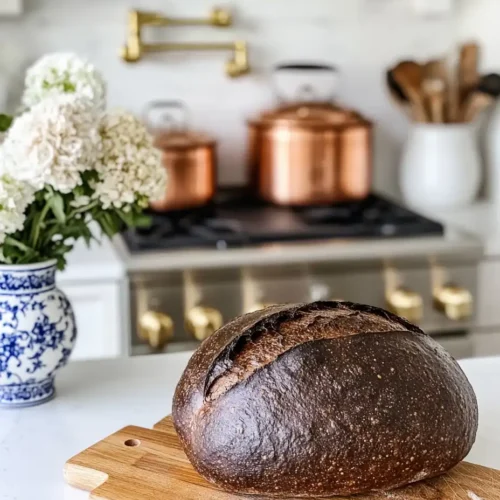 sourdough pumpernickel bread