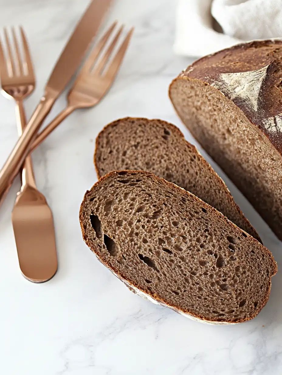 sourdough pumpernickel bread
