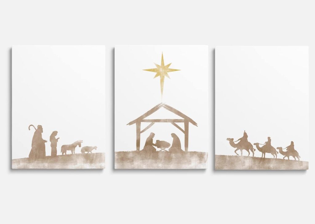 Nativity Scene Wall Art
