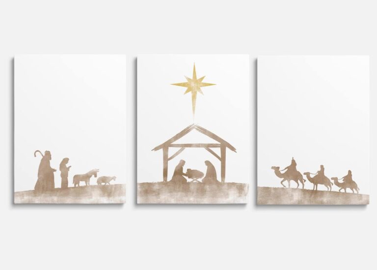 Nativity Scene Wall Art