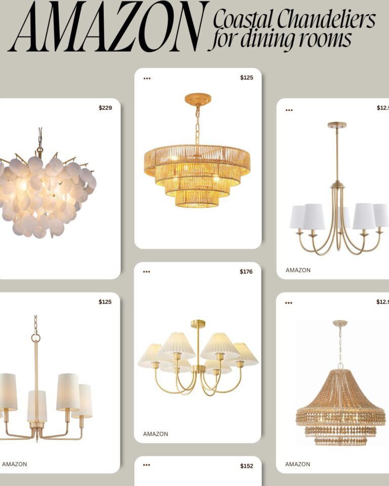 Serena and Lily Chandelier Dupes on Amazon