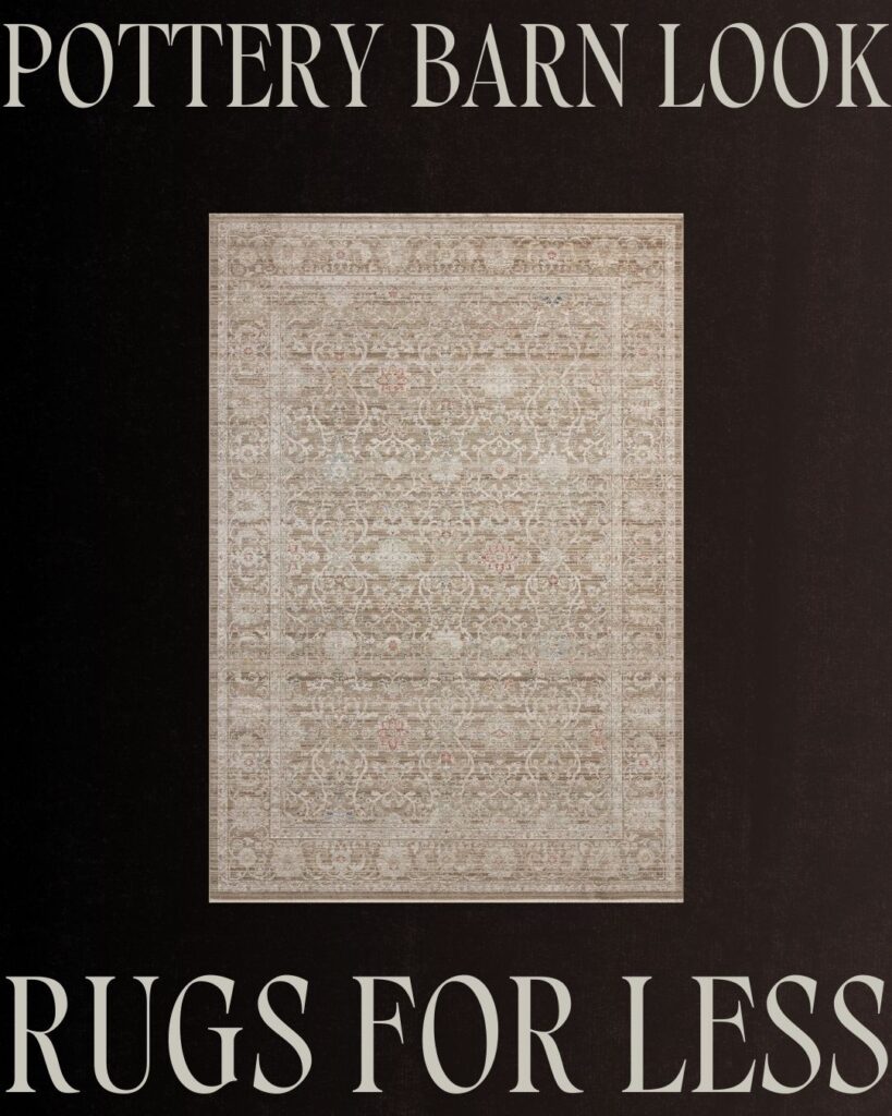 pottery barn rug dupes