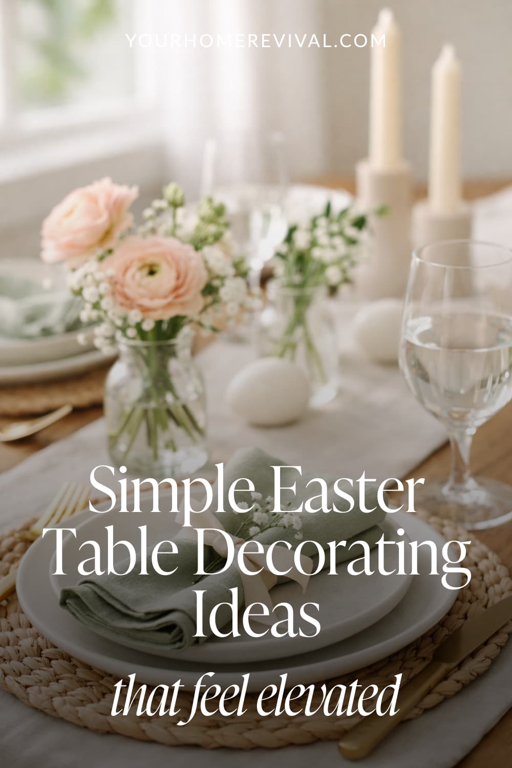 simple easter table decorating ideas that feel elevated