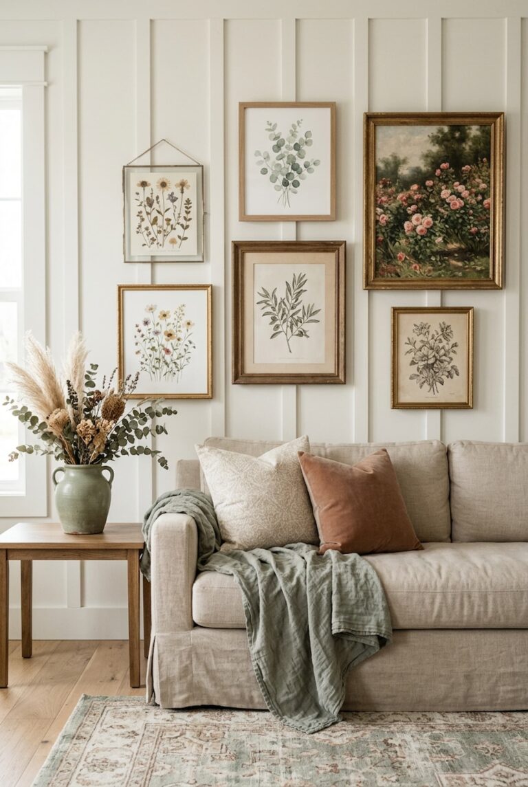 living room gallery wall ideas